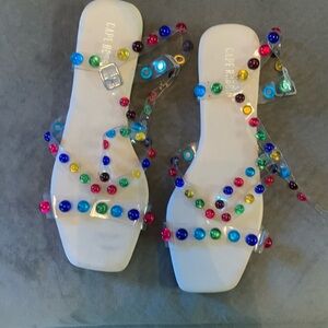 Cape Robbin Multi color sandals